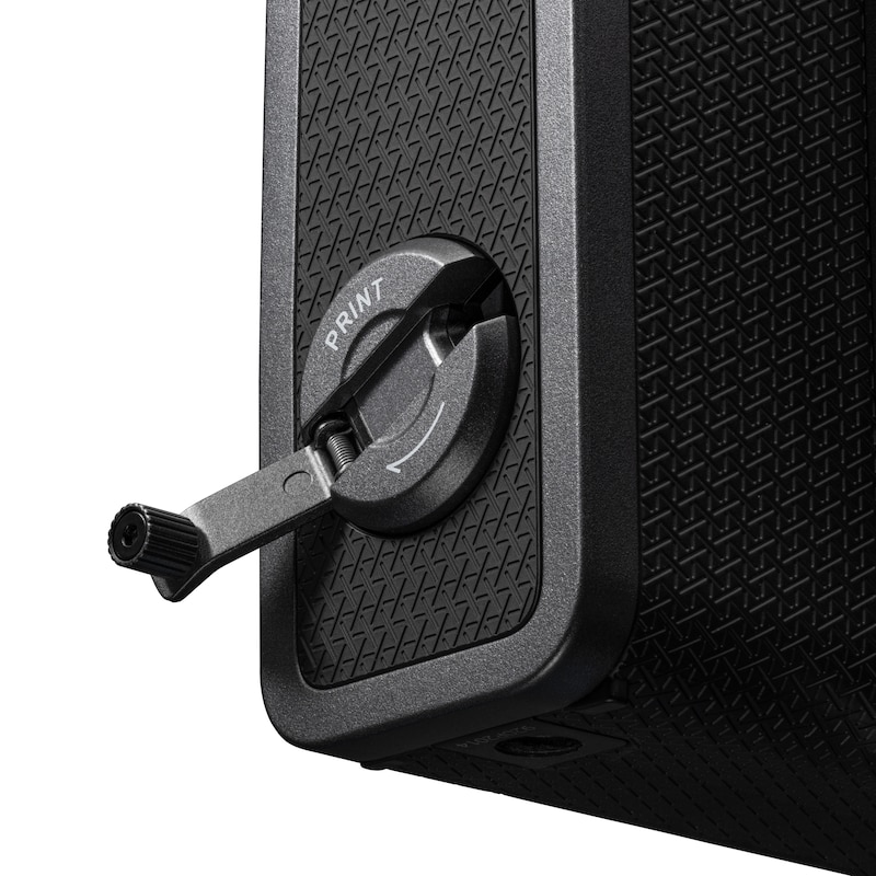 クランクダイヤルでプリント