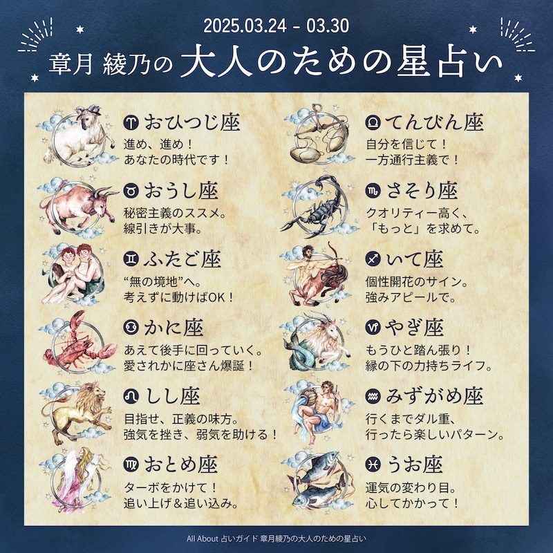 章月綾乃からあなたへ送る今週のメッセージ