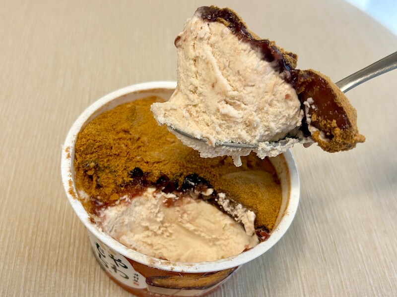 あんこ、きなこ、お餅、八ツ橋の風味を楽しめる和スイーツのいいとこ取りアイス