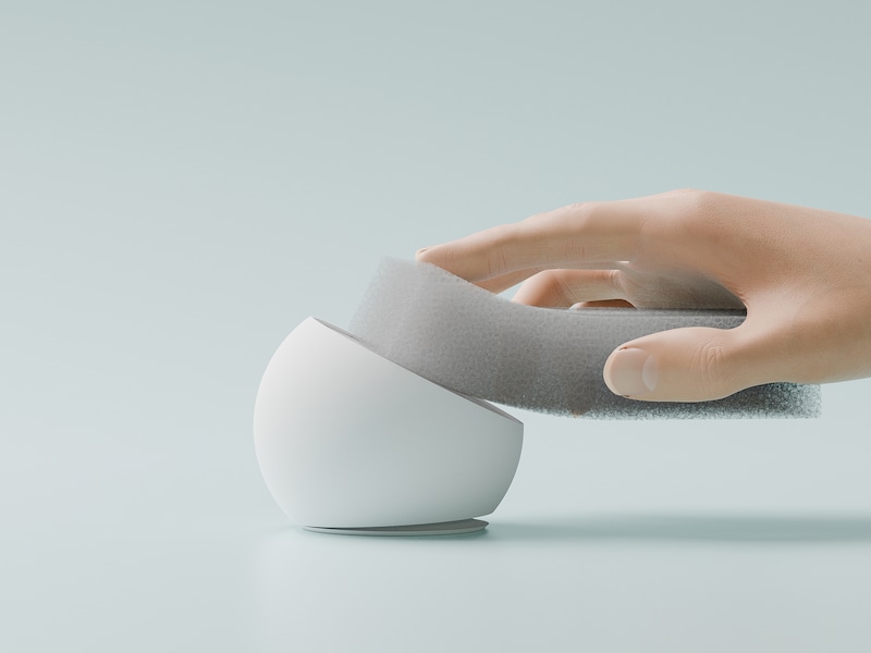 タッチで使える洗剤