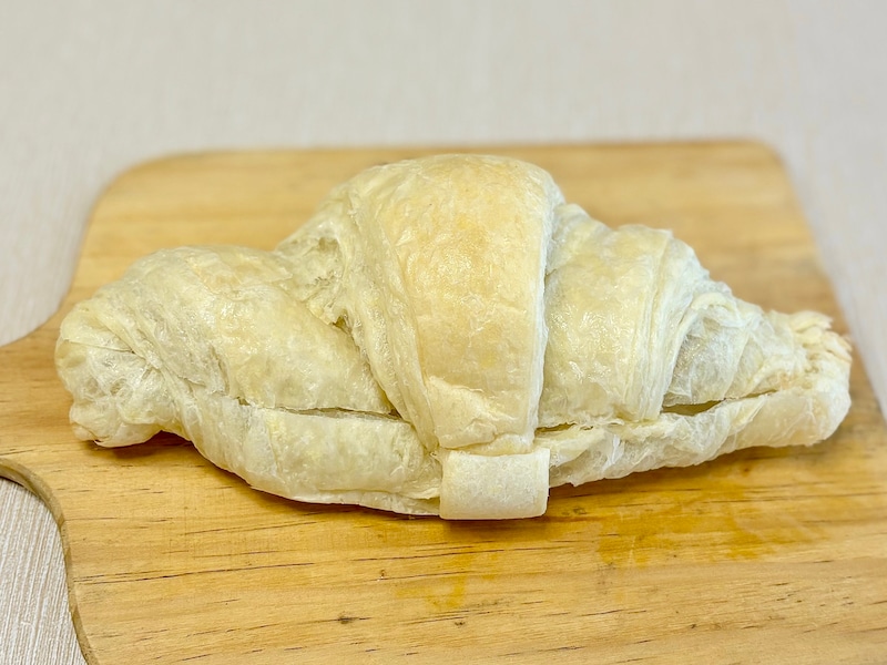 クロワッサンが白いなんて不思議！