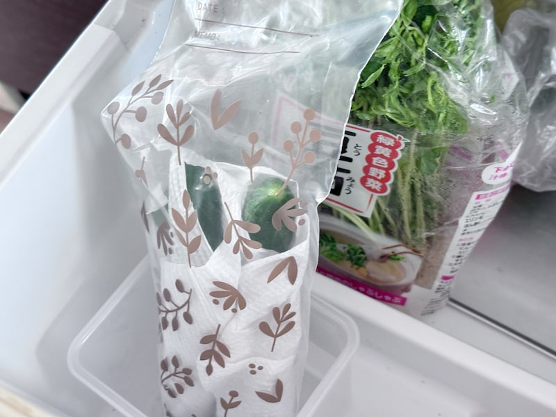 きゅうりの保存