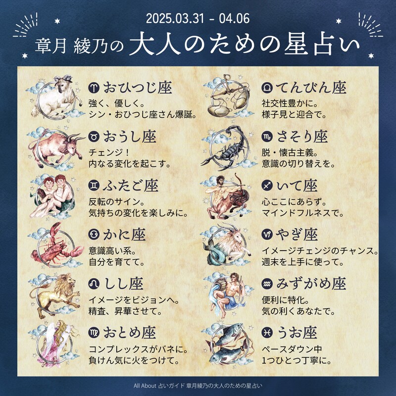 章月綾乃からあなたへ送る今週のメッセージ