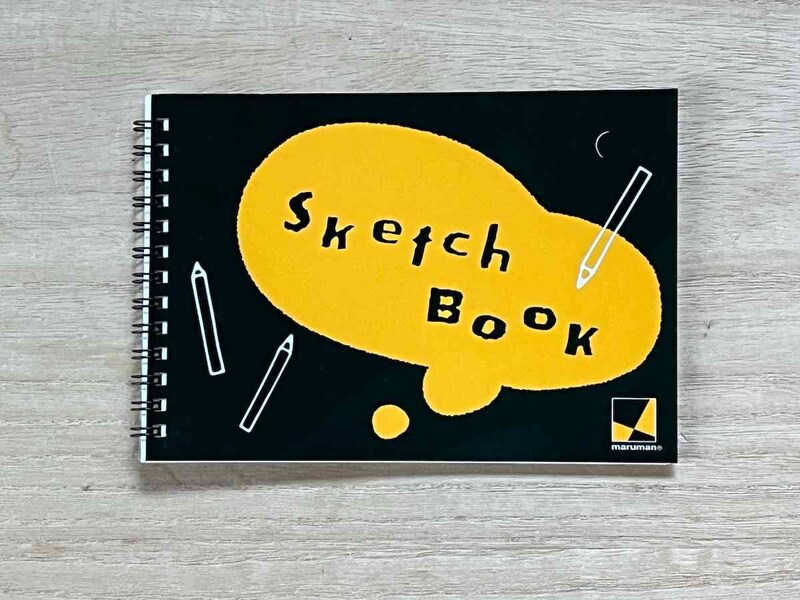 セリアの「スケッチブック」で自由なイラストを描こう