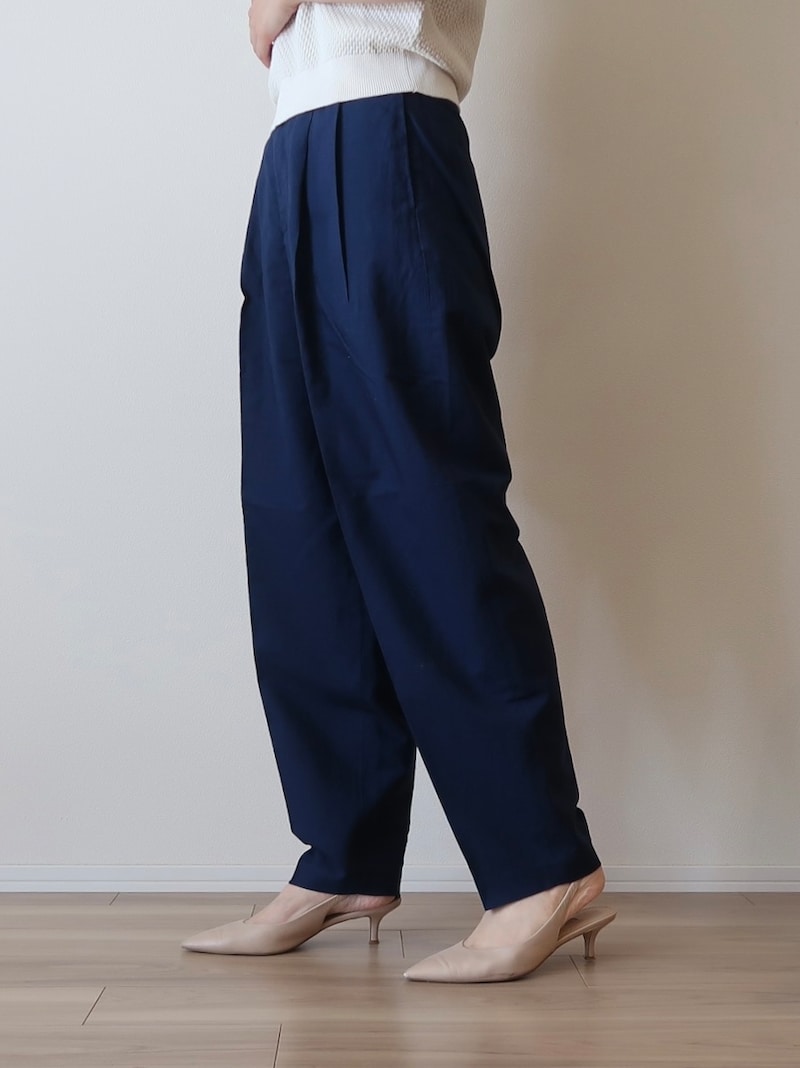 気になる下腹部やヒップまわりにもしっかりゆとりがあるのがうれしい