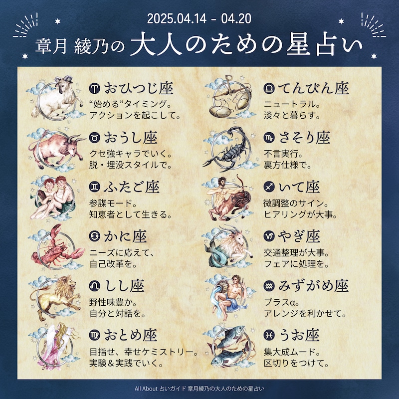 章月綾乃からあなたへ送る今週のメッセージ