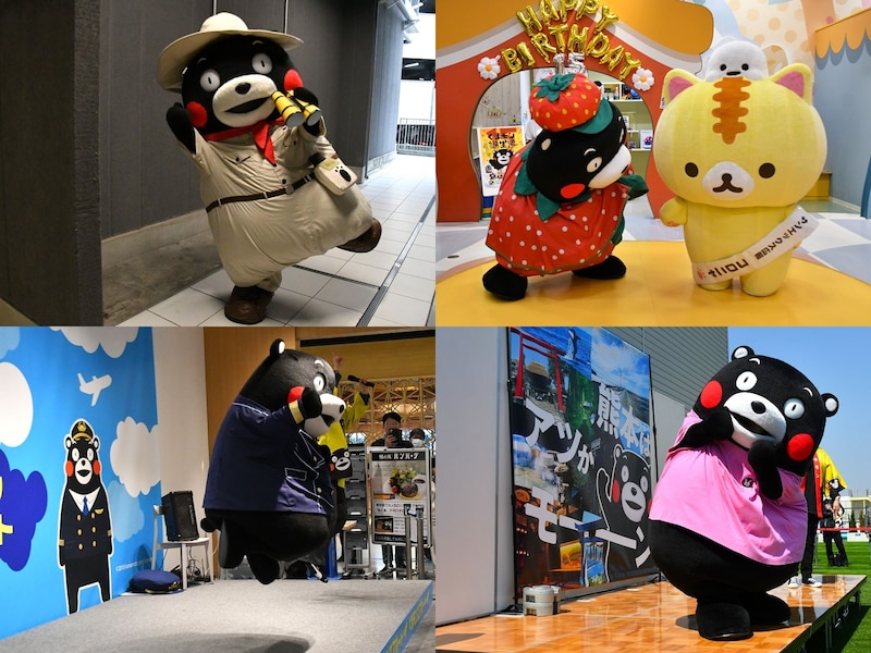 3月のくまモン、何していたの？ ©2010熊本県くまモン