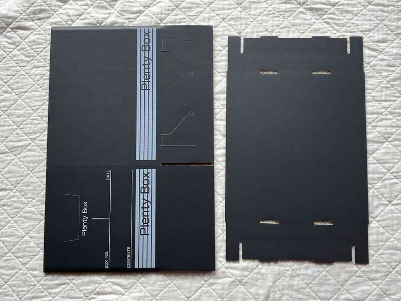 下になる部分とふたになる部分