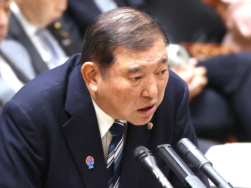 石破茂首相の「商品券」問題が物議をかもしています ※写真：つのだよしお／アフロ