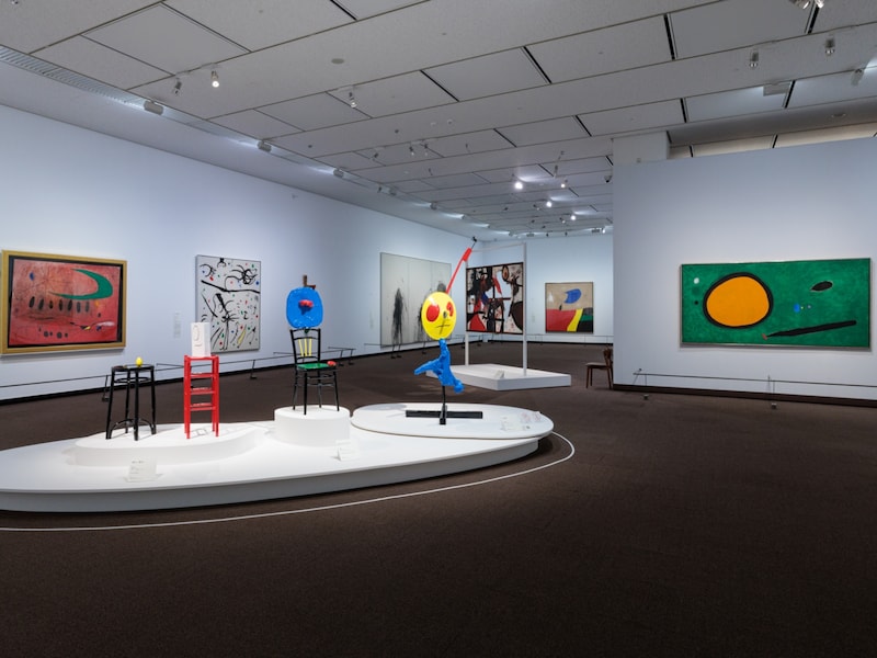 ミロ展会場(撮影:山本倫子)