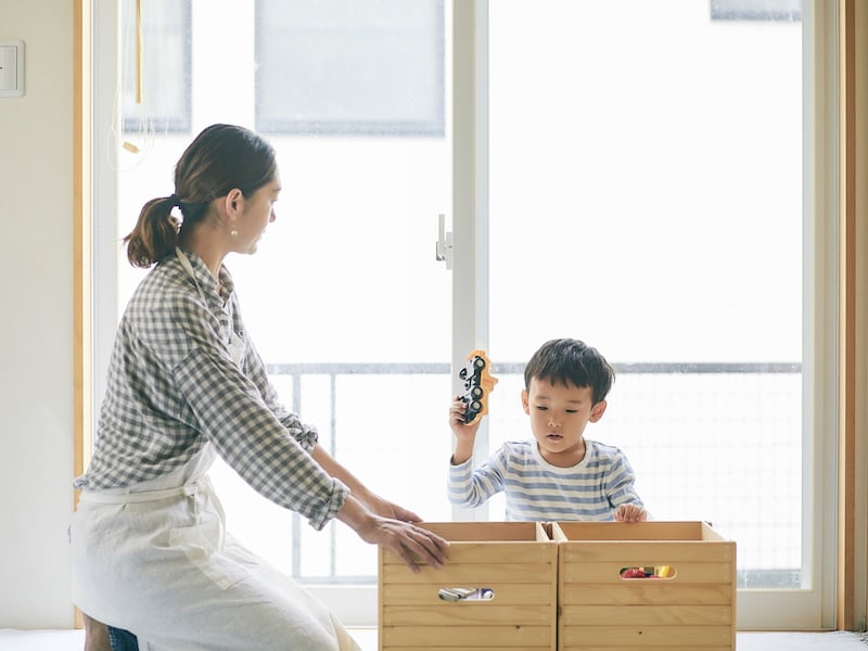 子どもの片付け
