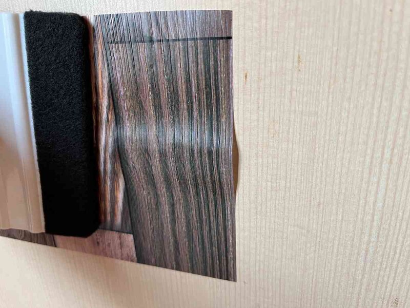 少し隙間ができたとしてもスキージーで対応