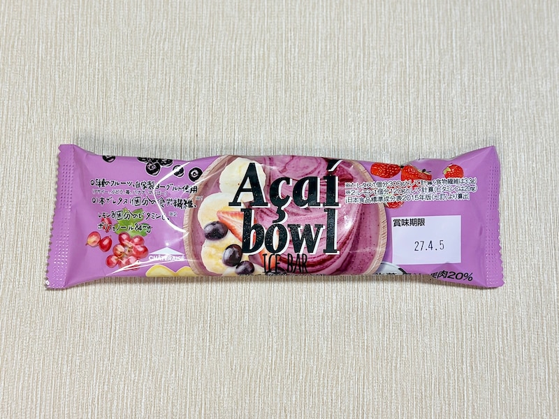 「アサイーボウル風アイスバー」 86円(税込)