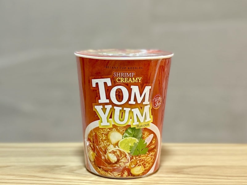 「ミータイ トムヤムクンヌードル（クリーミー）カップ」198円（税込）