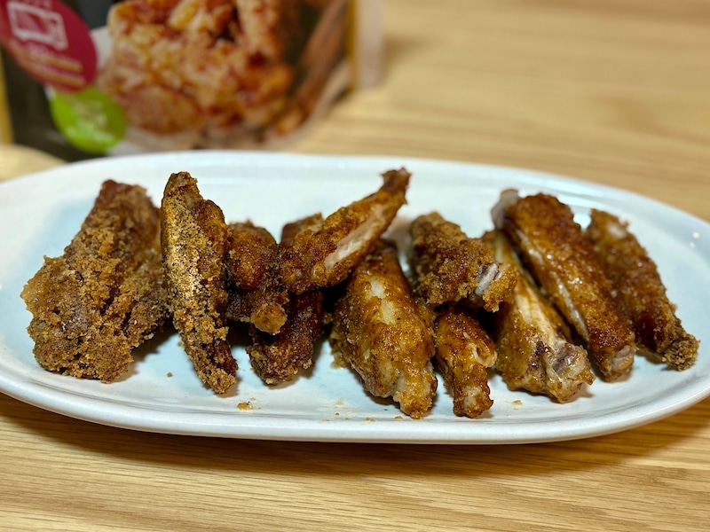 袋を開けた瞬間、おいしそうな唐揚げの香りが！