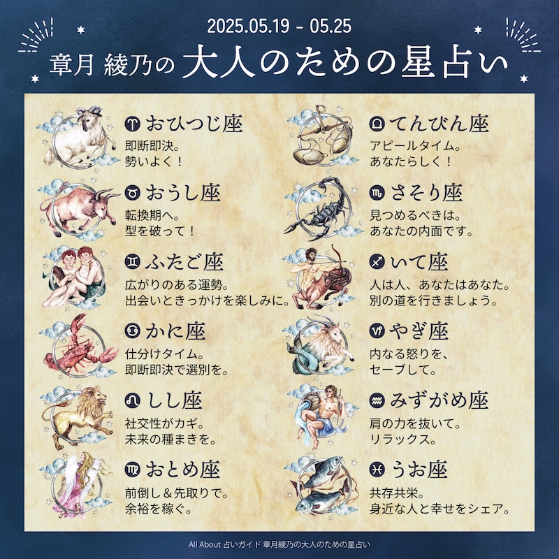 章月綾乃からあなたへ送る今週のメッセージ