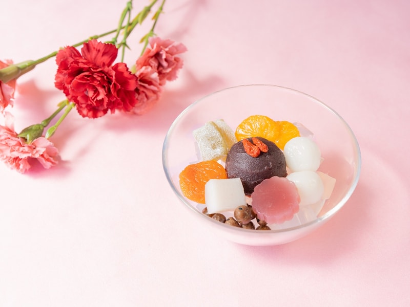 船橋屋の母の日あんみつ