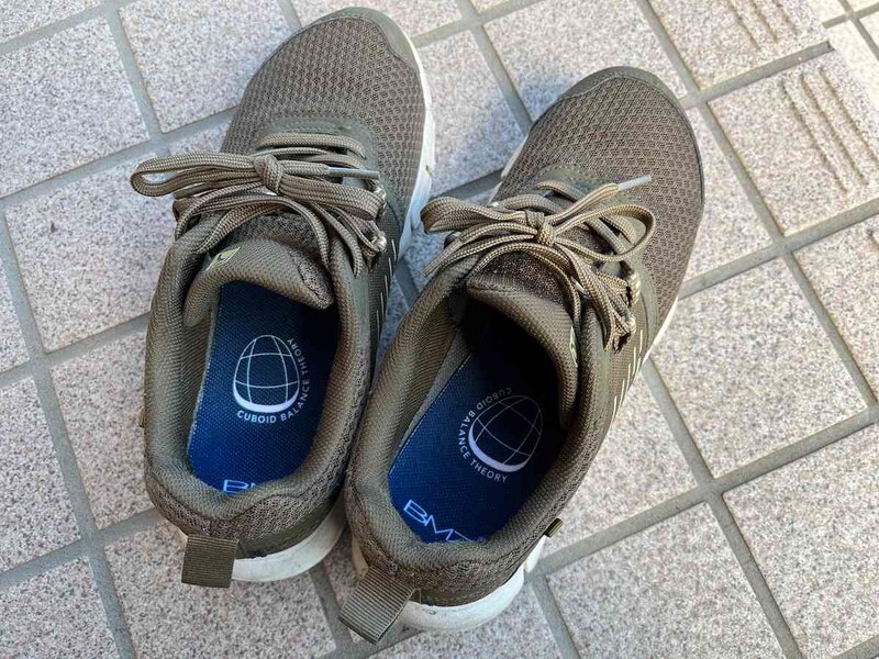 立方骨インソールを使うと、足裏に力を入れることができた