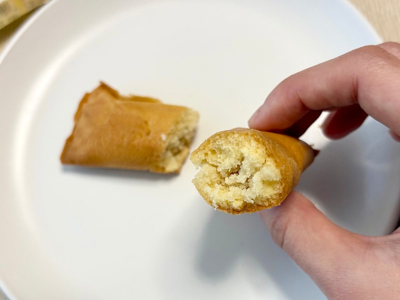 手で持つと、ほろっとほどけるほど柔らかい