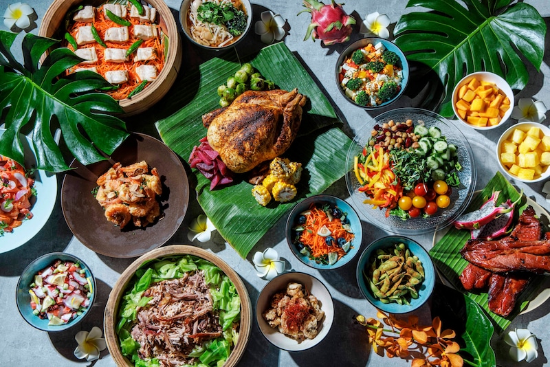 ライブキッチンで楽しむ!季節の味覚たっぷりハワイアンブッフェ