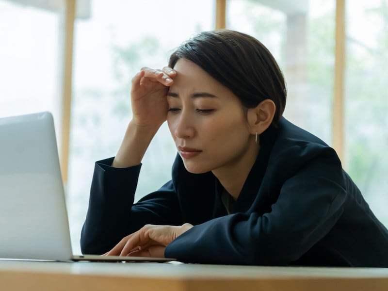 疲れた女性