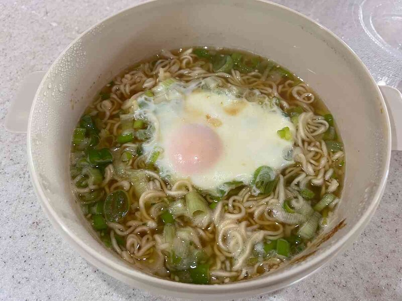 スープを加えて出来上がり