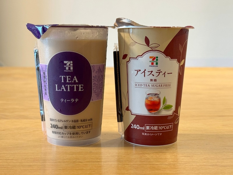 コンビニの紅茶飲料