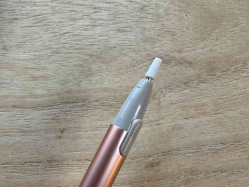 アタッチメントを形づくりに取り替える