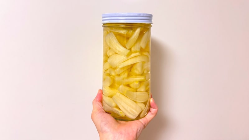 夏にこそ食べたい「らっきょう漬け」