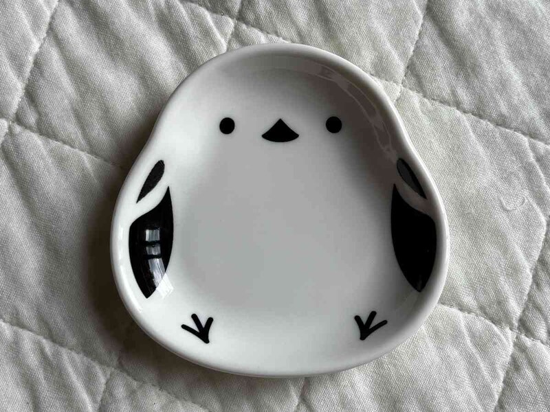 セリアの「プレートS ころころシマエナガ」