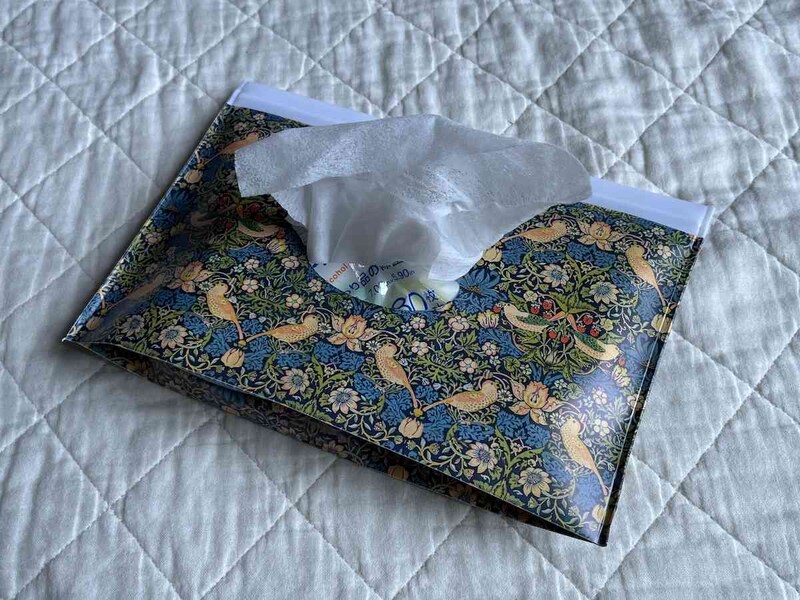 セリアの「ウェットシートケース マスターピースコレクション／WM」は蓋なしのアイデア商品