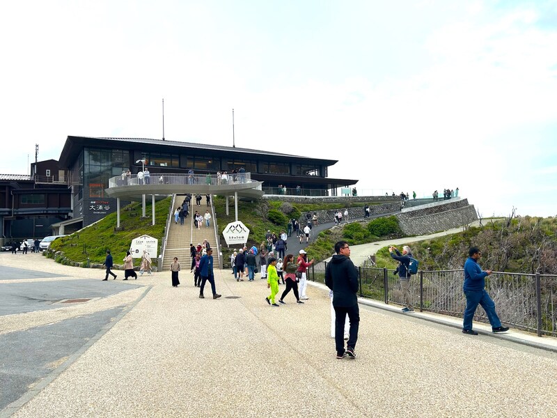 大涌谷駅の駅舎外観