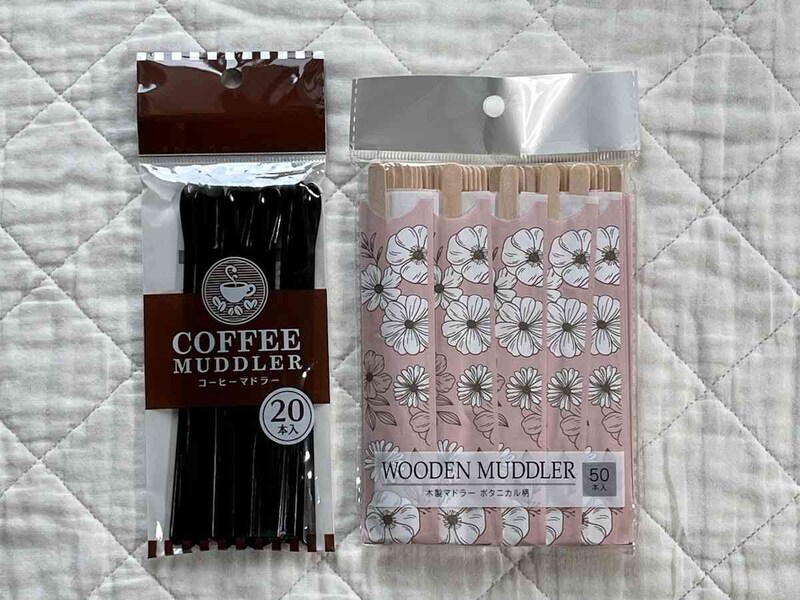 セリアの「マドラー」は使い捨てで気軽に使える！