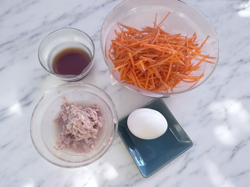 電子レンジにんじんしりしり