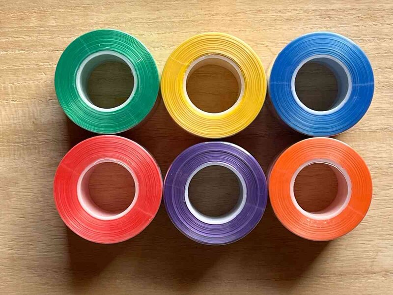 セリアの「PE平巻きテープ」6色
