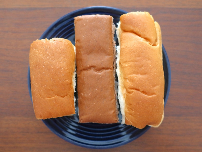 なかよしパンといちごジャムサンド