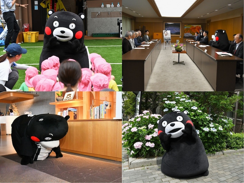 6月のくまモン、何していたの？ ©2010熊本県くまモン