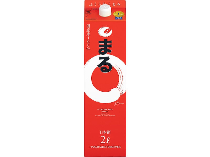 1位は「まる サケパック 2L」 ※画像:白鶴酒造 公式Webサイト