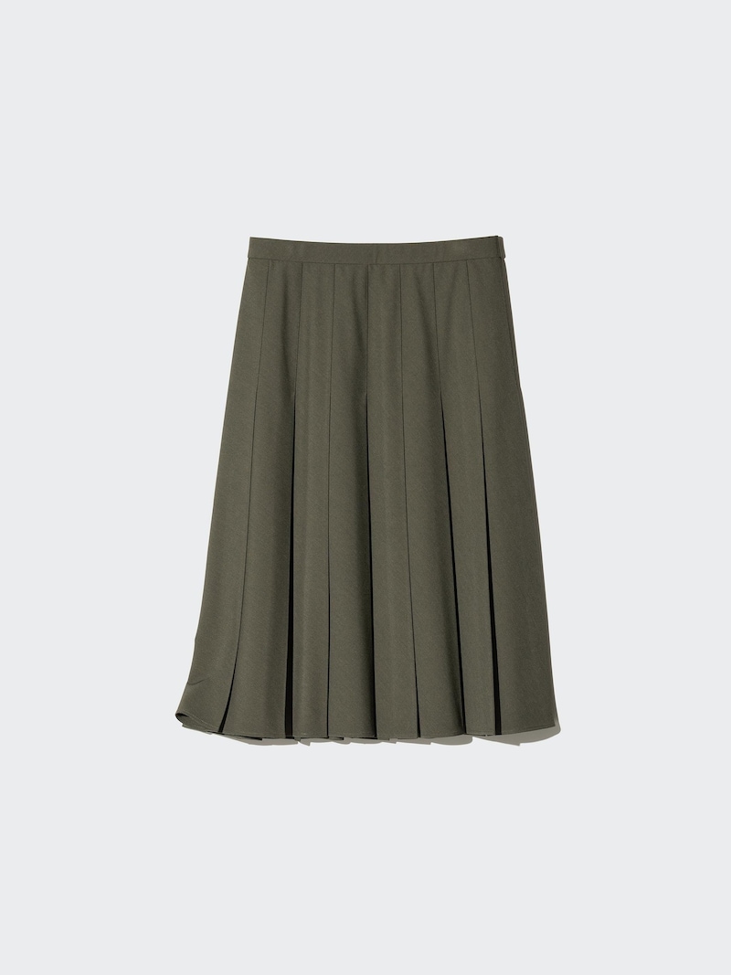 ユニクロ ワイドプリーツミディスカート 3990円(税込)