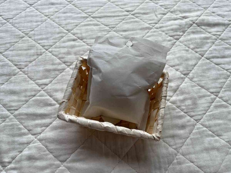 セリアの「バンブートレー ミニ 浅型 ナチュラル」