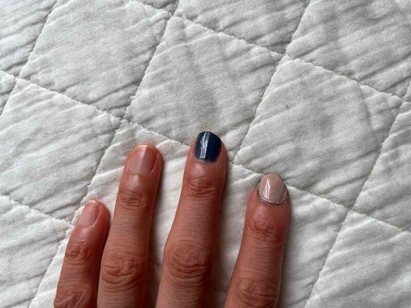 セリアの「ネイル隠し」を2回つけてみる