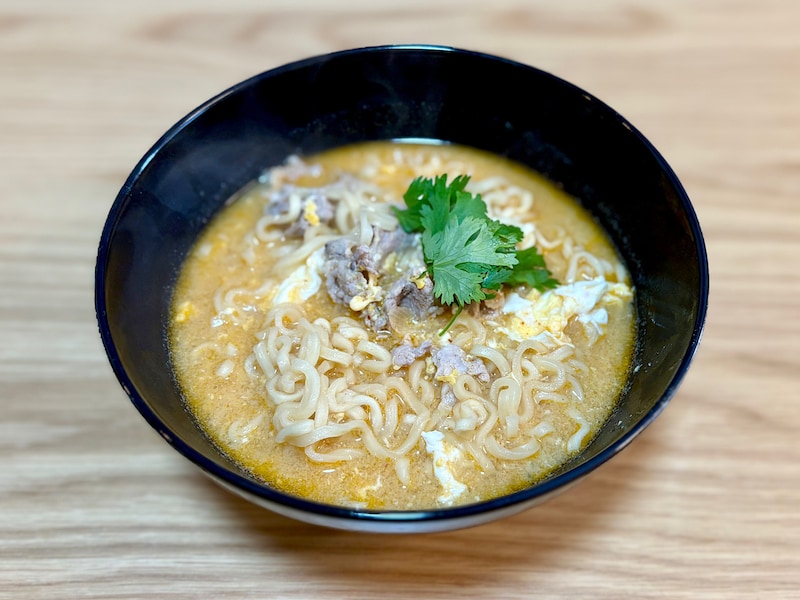 具材をたくさん入れるとさらにおいしいです！ パクチー好きはぜひパクチートッピングを