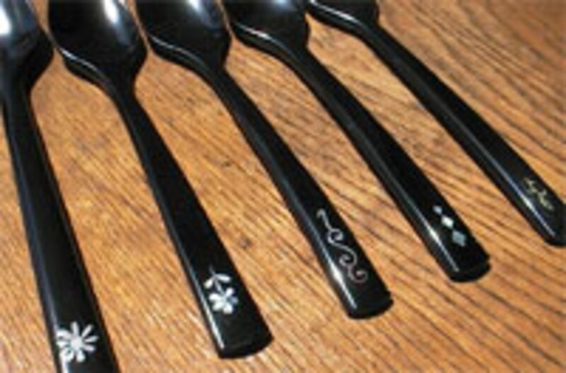 螺鈿のスプーン