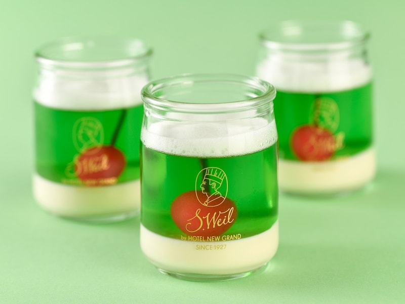 S.Weil by HOTEL NEW GRAND横浜高島屋店「クリームソーダゼリー」（税込864円）※テイクアウト価格