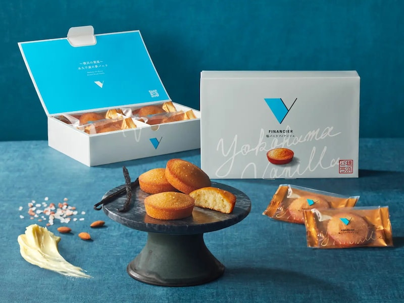 横浜バニラ「塩バニラフィナンシェ」6個入りギフトボックス（税込2160円）