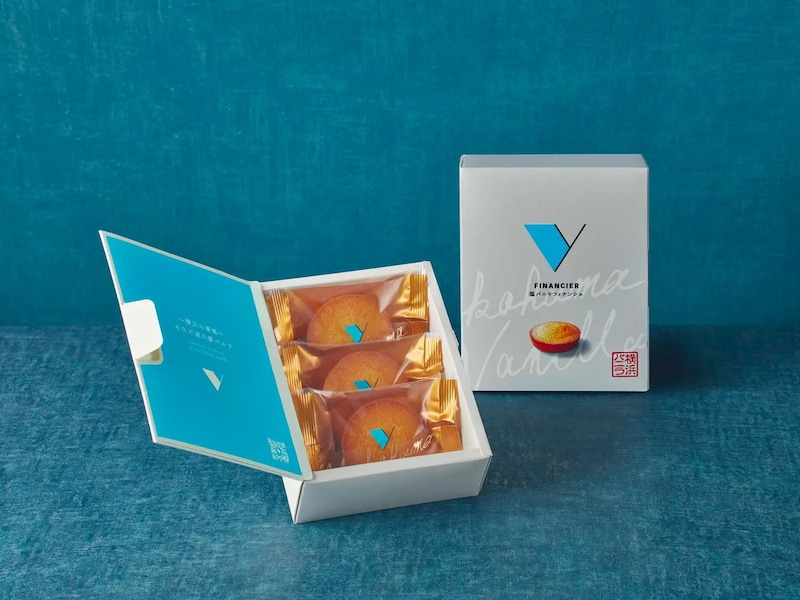 横浜バニラ「塩バニラフィナンシェ」3個入りミニギフトボックス（税込1100円）