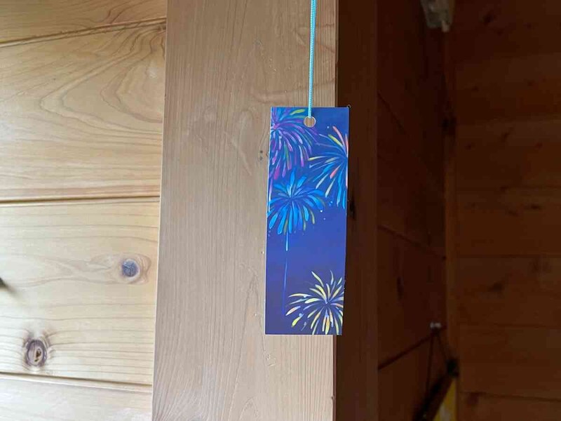 セリアの「風鈴」の短冊