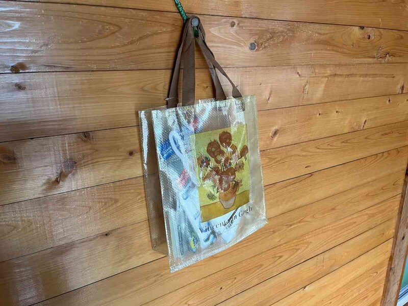 セリアの「シートバッグ」はエコバッグとしても使える