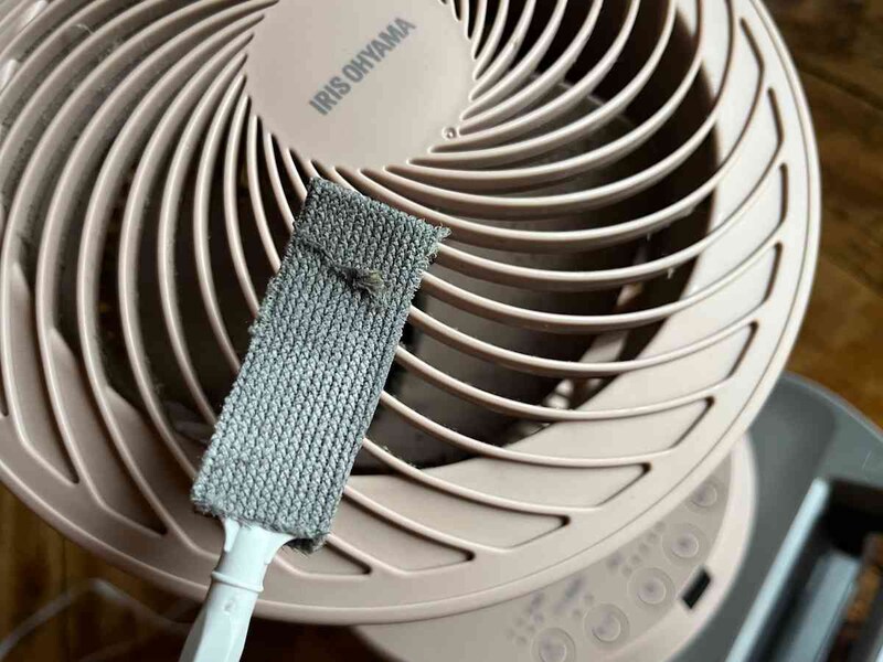 ガードについたホコリをキャッチ