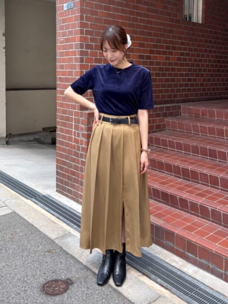 最旬トレンドの太めプリーツスカートもラインナップに　出典：WEAR